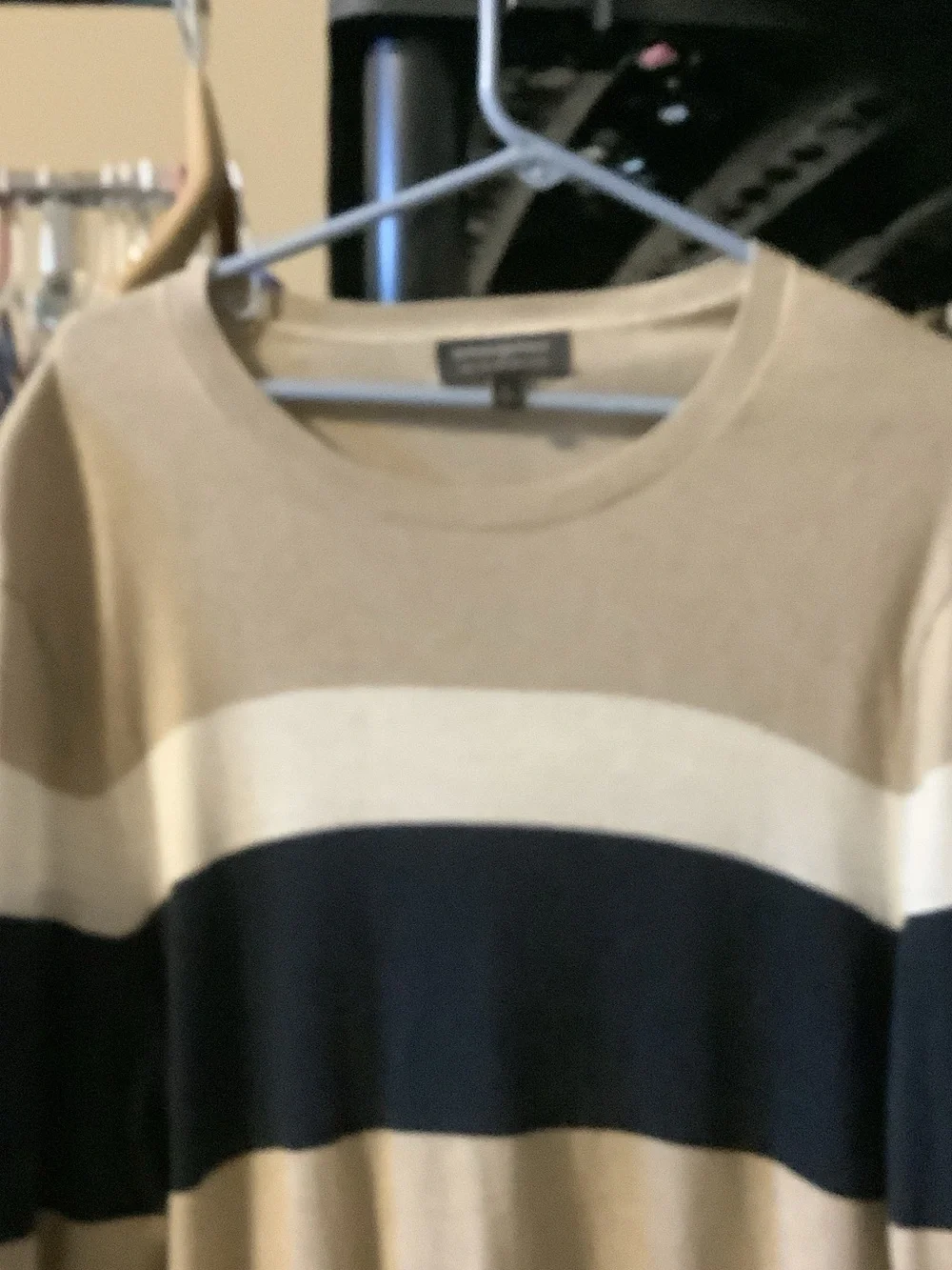 Banana Republic Beige Crewneck Sweater